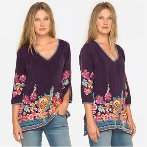 Johnny Was Embroidered Blouse
